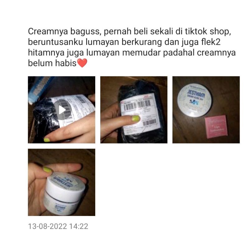 PAKET GLOWING JESTHAM CREAM GLOW DT MAX KOREA jestham BPOM ORIGINAL