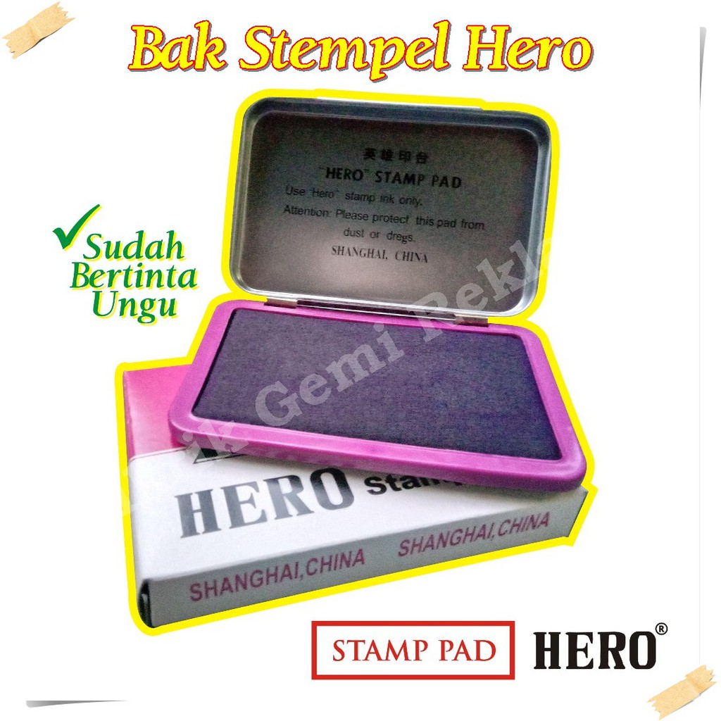 

Stamp Pad Hero Bak Stempel