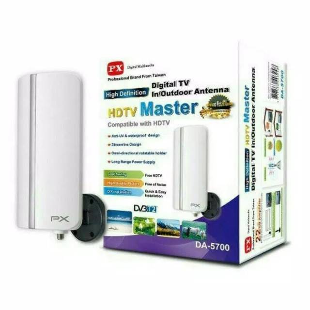 PX Antena TV Digital Indoor-Outdoor DA-5700 DVBT2