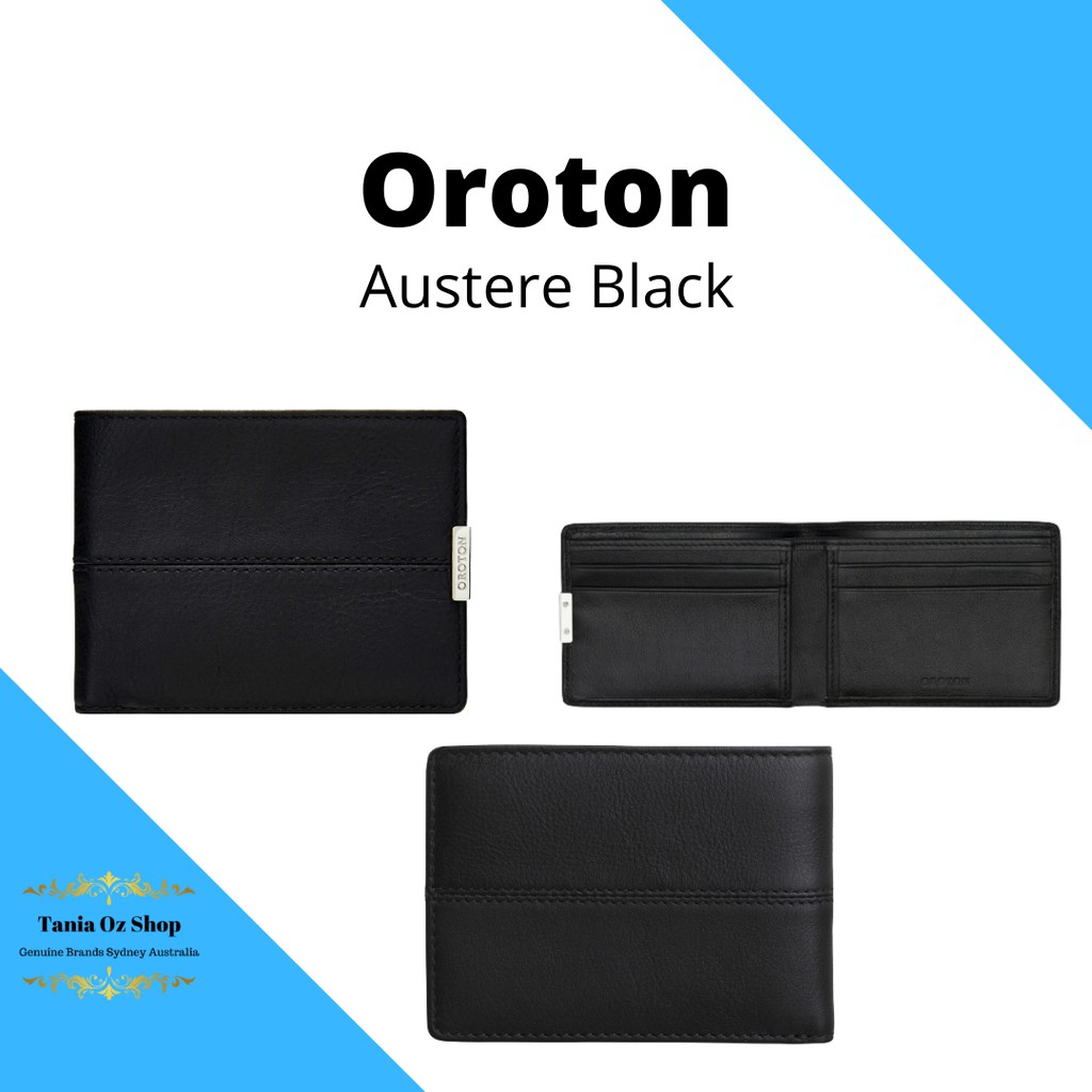 Oroton Austere Men Wallet 8 Card Slot || Dompet Pria Oroton