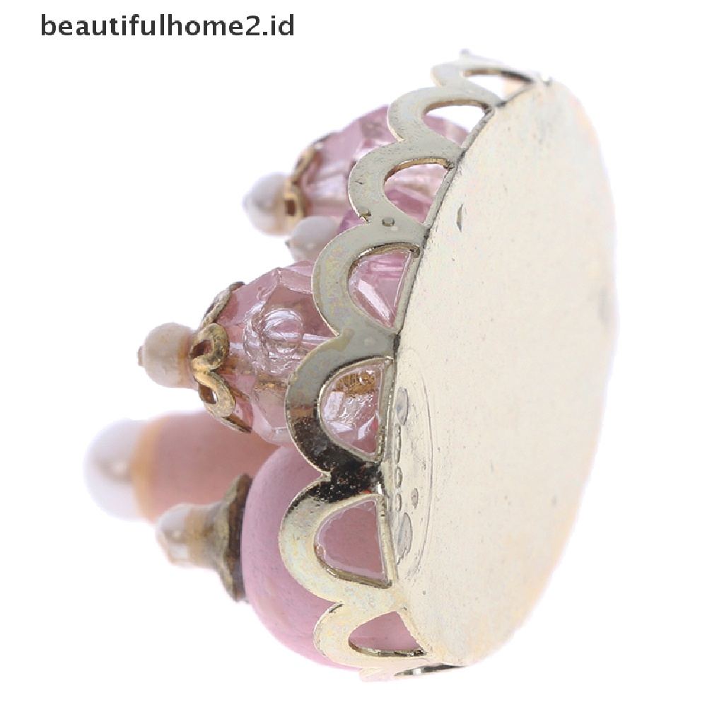 (beautifulhome2.id) Miniatur Parfum Warna Pink Untuk Dekorasi Kamar Tidur / Mandi Rumah Boneka 1: 12