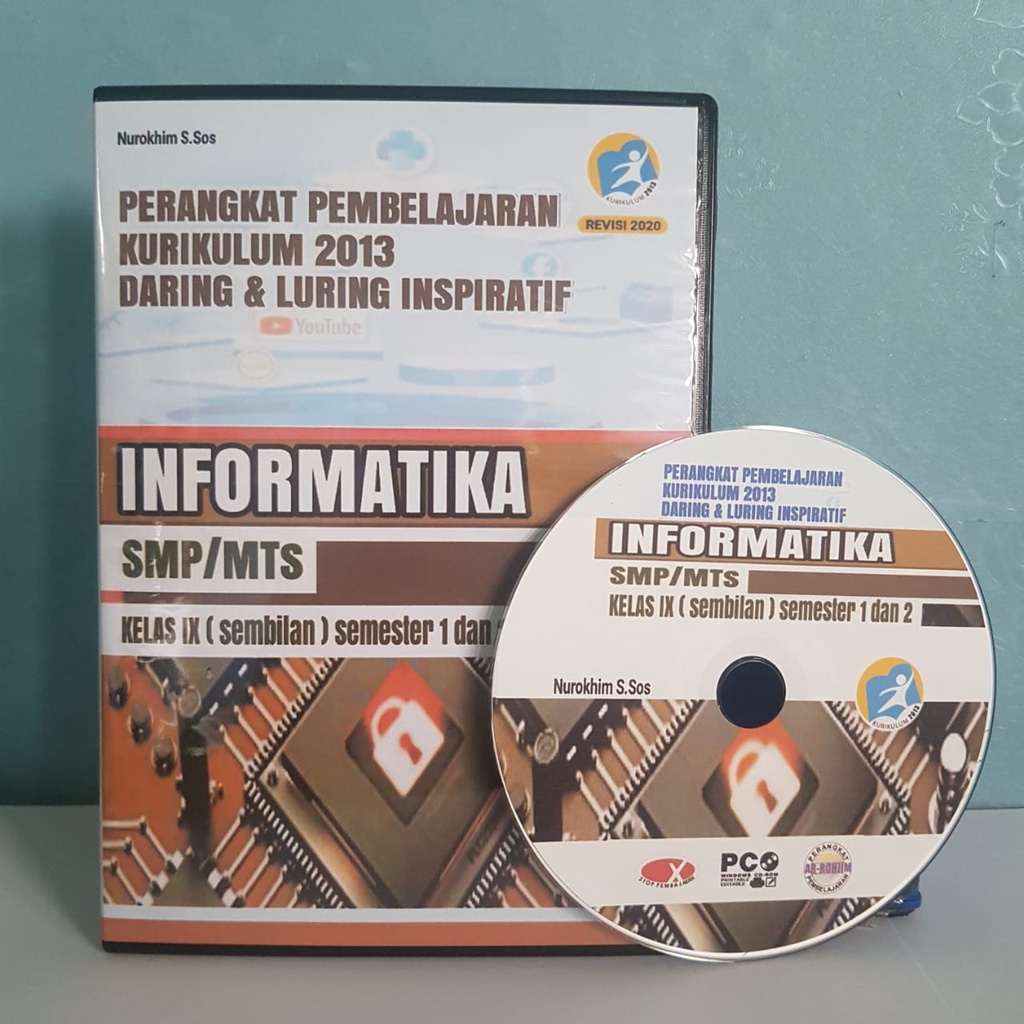 CD RPP Terbaru Mapel INFORMATIKA Untuk SMP/MTs Kelas VII VIII IX RPP 1 Lembar Daring & Luring Semest