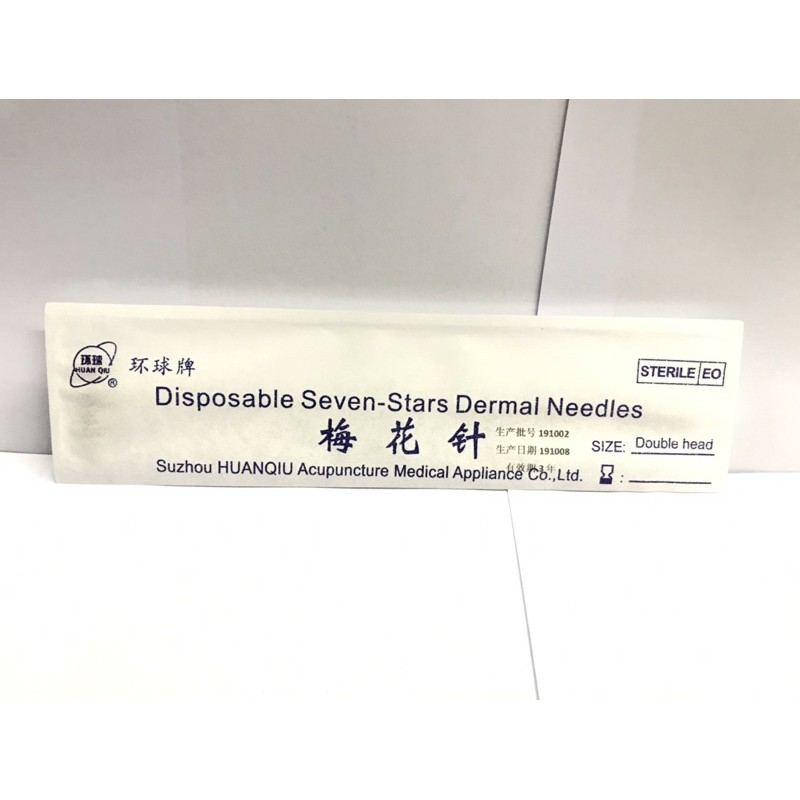 Jarum Akupuntur Disposable Seven Star Dermal Needles Huan Qiu New