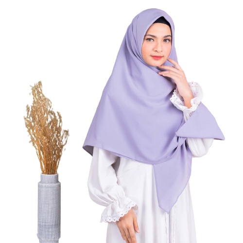 Kerudung Segi Empat Syarie 130x130 Diamond - Hijab Segiempat Jumbo - Jilbab Instan