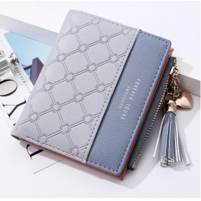 ♥SKY♥ Dompet Wanita import Murah Lipat Kecil Lucu&Cantik real pict-2