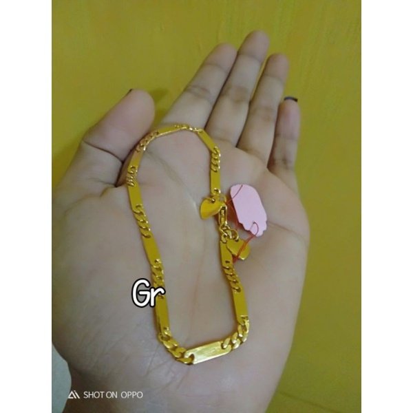 gelang nako polos sepuhan ems24k