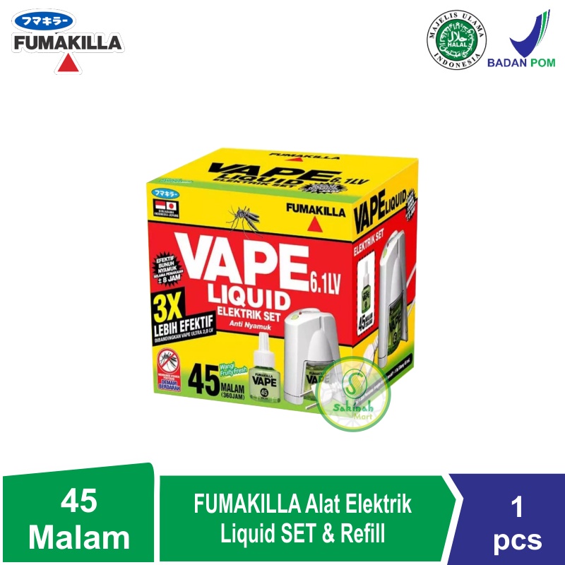 Fumakilla Liquid Elektrik Set 45 Malam