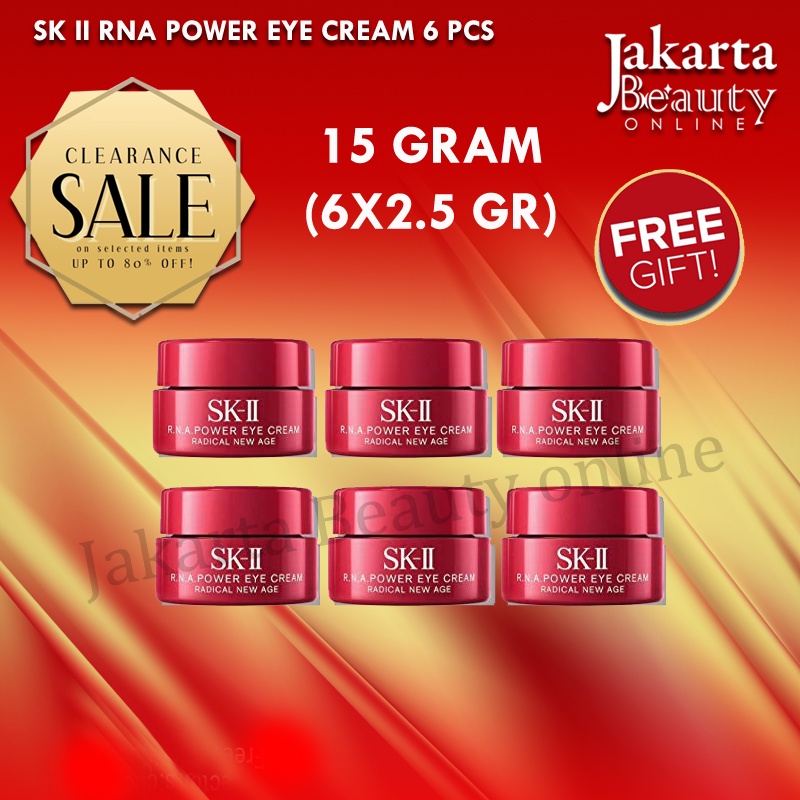 SK-II SKII SK2 RNA Eye Cream 2,5gr RNA eye 2,5 gr 6 pcs