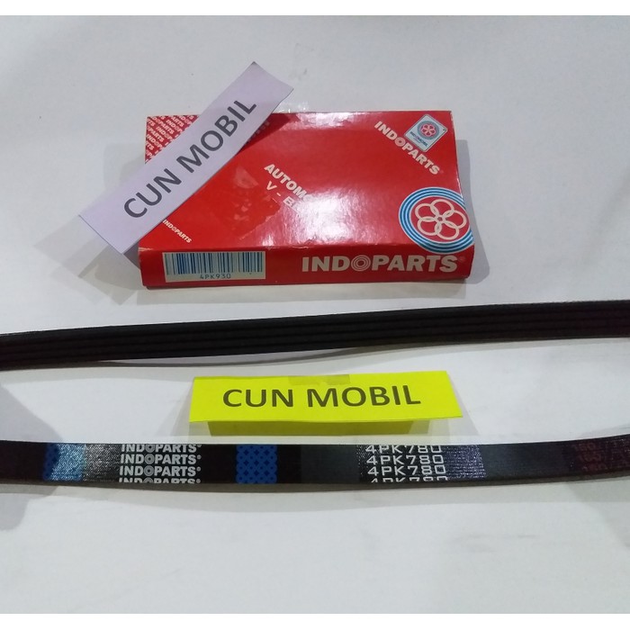 CNML Ribt belt van belt Indoparts 4PK 780 Lancer 1,6 SOHC 16V th 93 ALT