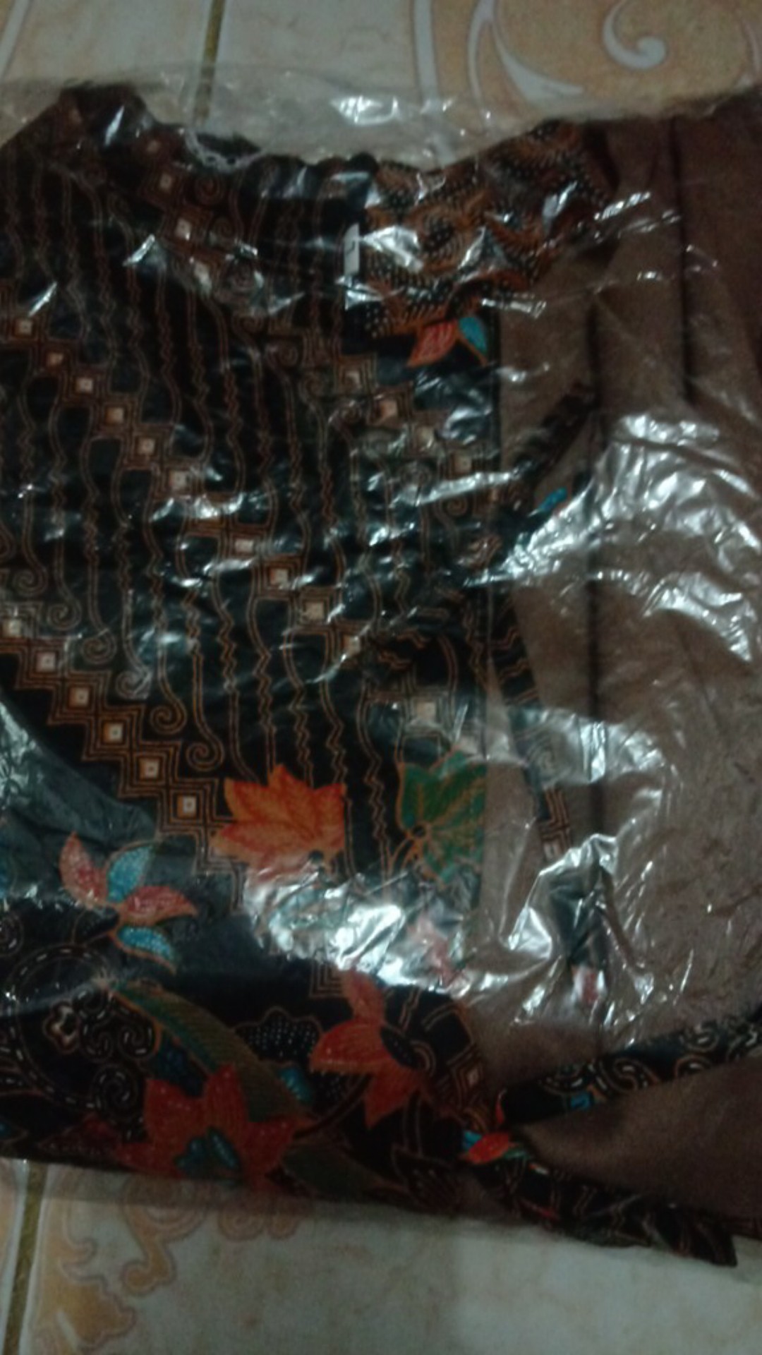 Batik Wanita Asj Sa Hrb026 Kenongo Kemeja Tosca Pendek
