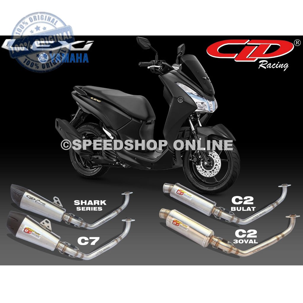 KNALPOT YAMAHA LEXI CLD RACING