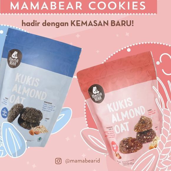 Mama Bear Kukis Almond Oat ASI Booster 150gr - Kue Pelancar ASI