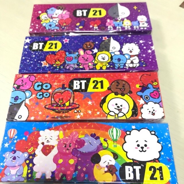 

KOTAK PENSIL BTS BT21 MAGNET HOLOGRAM