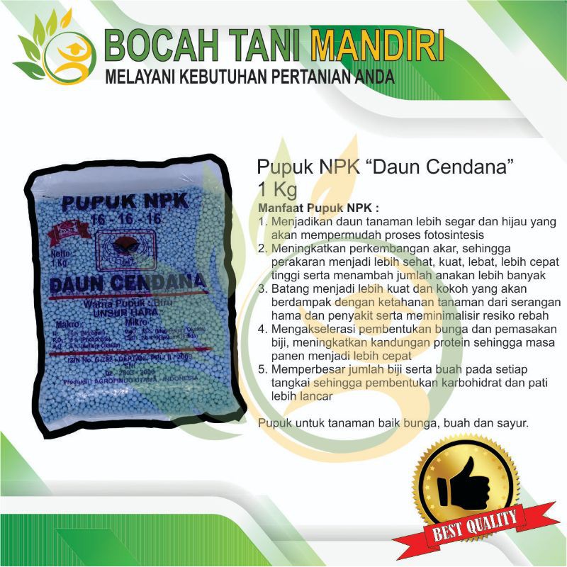 Pupuk NPK "Daun Cendana" 1 Kg