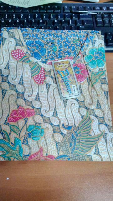 Blouse Varia Motif Batik Pekalongan / Baju Formal Atasan Batik Wanita All Size