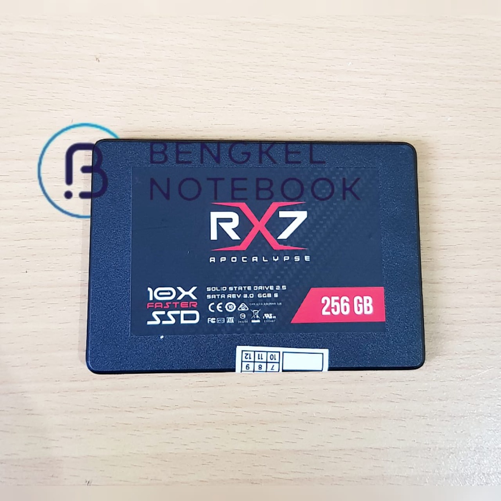 SSD SOLID STATE DRIVE 2.5 SATA 3.0 RX7 256GB