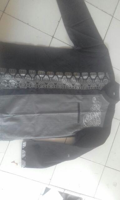 Bswart Batik Hrb026 Kenongo Kemeja Batik Kombinasi Katun Asta+prada