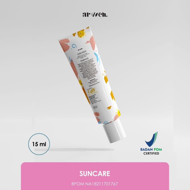 Arvven Suncare Cream Original 15 ml free Gift