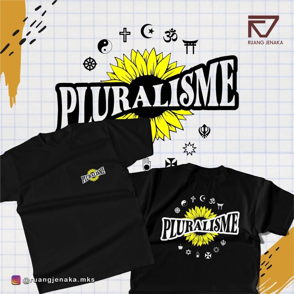 BAJU AKTIVIS KAOS PLURALISME ORIGINAL