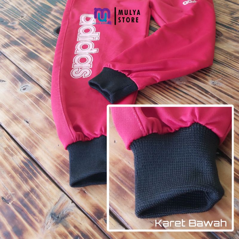 Celana Training Anak Jogger Remaja Sablon Bahan Lotto Pria Wanita 9-13 Tahun