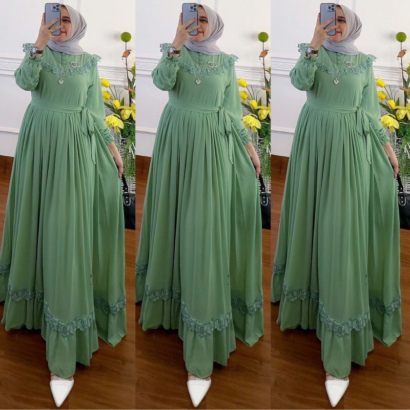 DRESS MUSLIM, baju wanita, dress, gamis, Baju gamis, fashion wanita, Naraya Dress