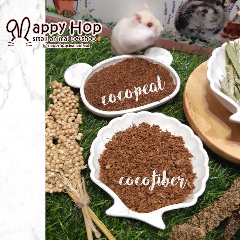 cocopeat cocofiber hamster tortoise premium bedding alas kandang natural sudah diproses-1