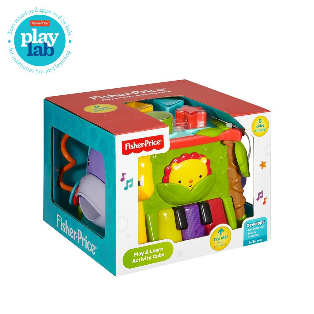 Fisher Price Infant Play &amp; Learn Activity Cube  - Mainan Edukasi Anak Bayi Balita