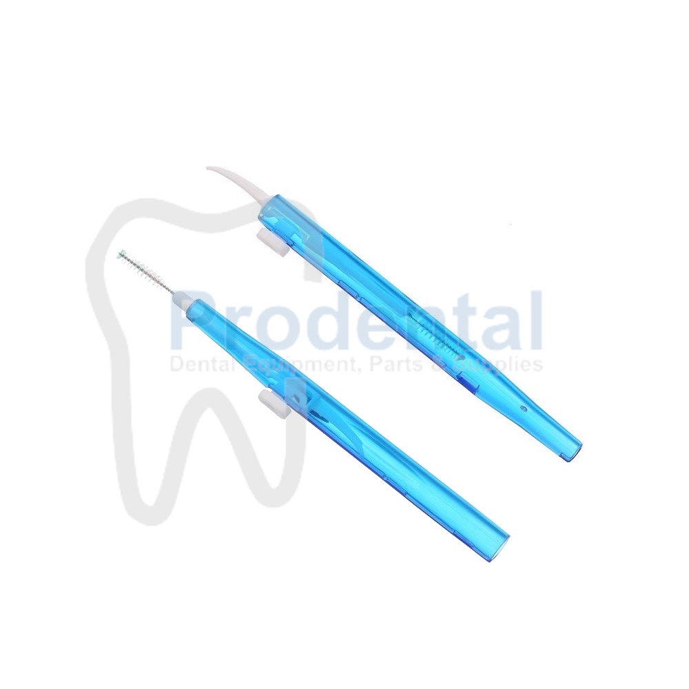 Dental brush interdental sikat behel sela gigi inter dental sikat pembersih sela gigi + tusuk gigi plastik