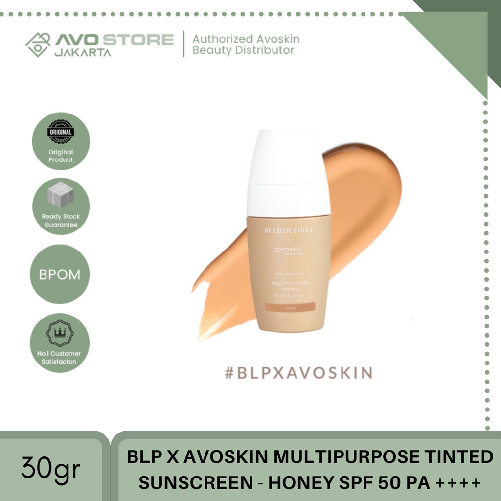 BLP X Avoskin Multipurpose Tinted Sunscreen 30 gr