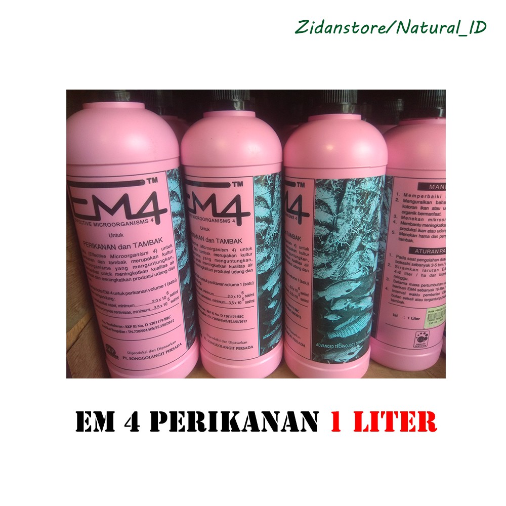 [COD] Probiotik Perikanan Peternakan EM4 Kemasan 1 Liter
