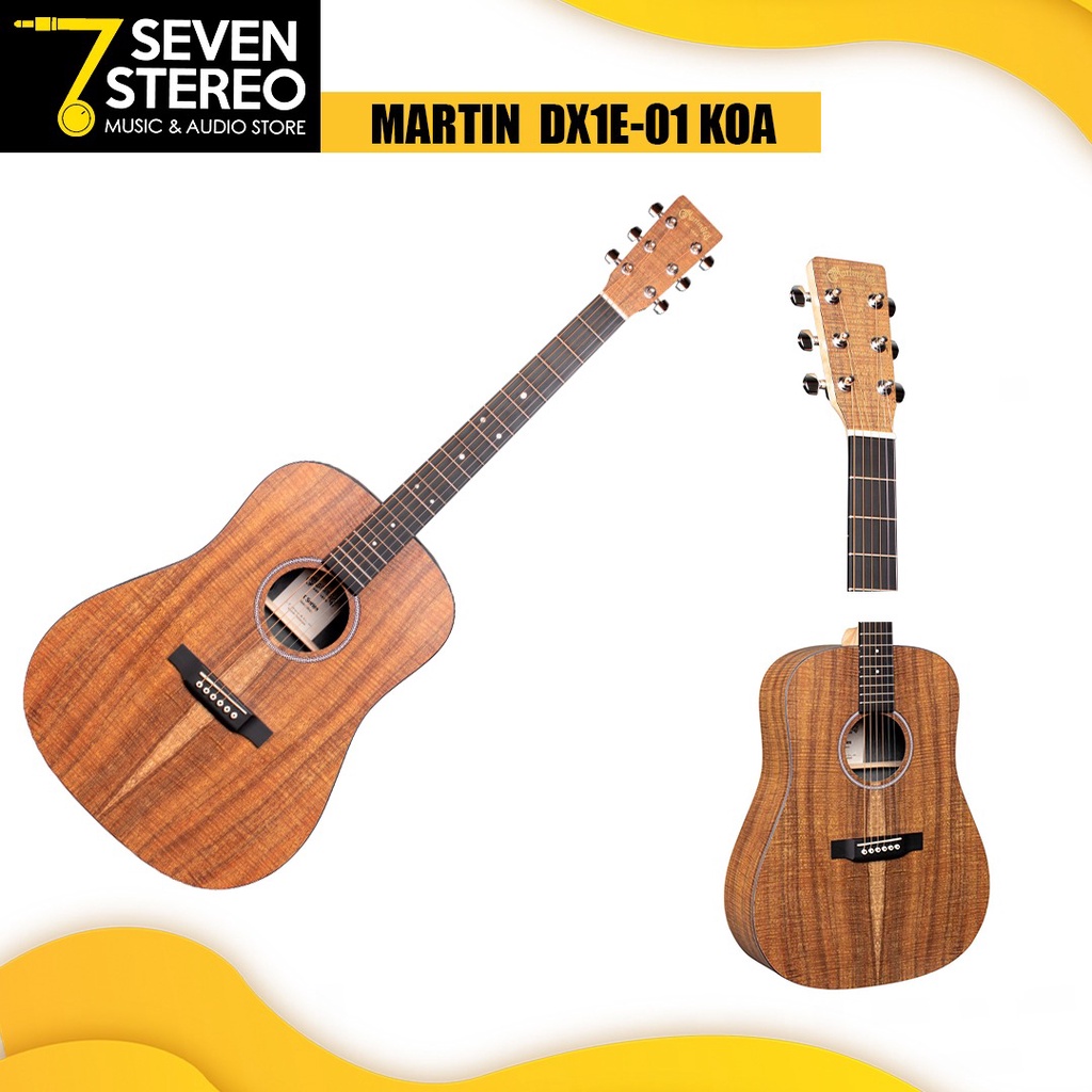 Martin DX1E-01 DX1E KOA Acoustic Electric Guitar