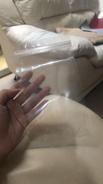 Isi 100 Pcs Plastik Klip Clear Flat 12x20 Cm | Plastik Ziplock|kemasan Packaging