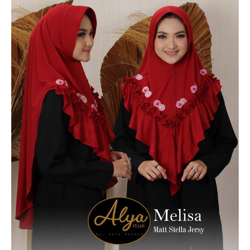 𝗦𝗛𝗘𝗟𝗢𝗩𝗘𝗦𝗛𝗢𝗣𝗣 - ALYA JILBAB KHIMAR MELISA ORIGINAL HIJAB PREMIUM KERUDUNG BERGO JUMBO DESVIKA FO FARI