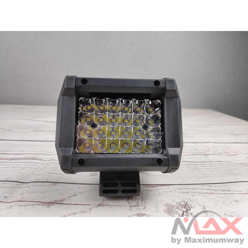 Jexito Lampu Kabut Mobil Motor LED Spot Light Fog Mobil Truck Jeep 4 Inch 72W - JT072 Warna Hitam