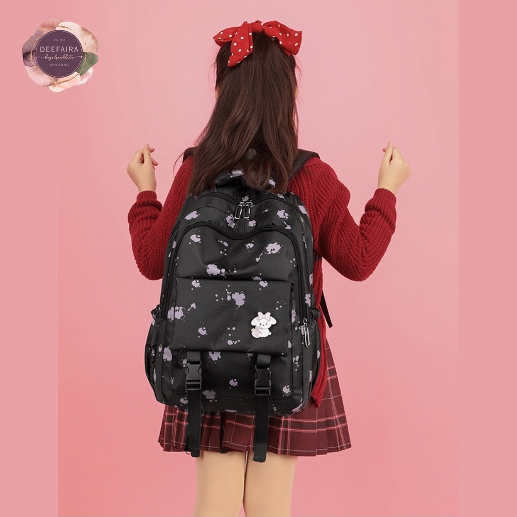 Tas Ransel Anak Perempuan Model Corak Lucu CW1 Tas Sekolah Untuk Anak Sd Smp Dan Sma