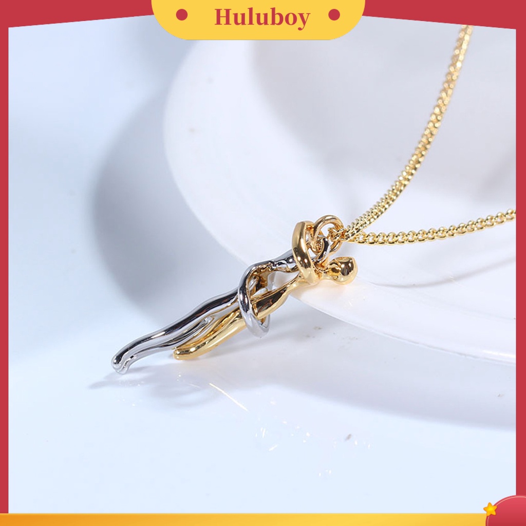 Hu Hu Hu Hu Hu Alat Bantu Pasang Kacamata♡ Perhiasan Kalung Liontin Bentuk Unik Bahan Kuningan Untuk Aksesoris Pasangan