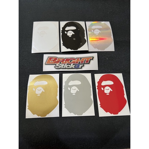 STICKER LOGO BAPE CUTTING