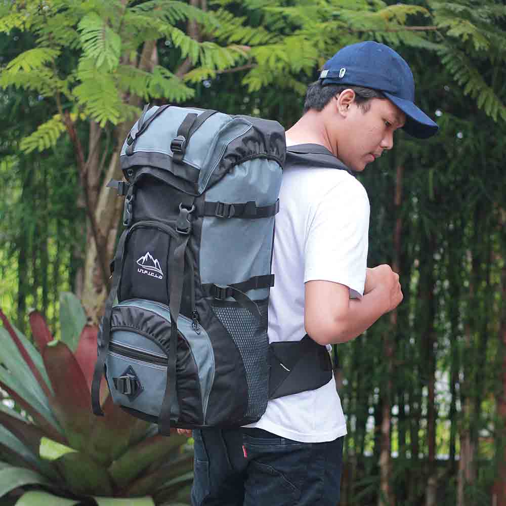 Tas Gunung Hiking Inficlo Original Tas Ransel 60L Backpack Adventure Murah Semi Carrier Tas Semi Keril Murah Kuat 60 Liter