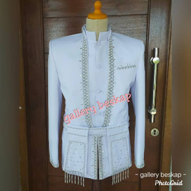 Beskap bahan higt twist semi wool / jas akad / beskap akad / basofi akad