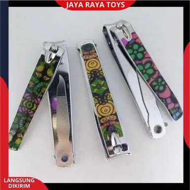 Gunting Kuku Ukuran Besar Tajam 8cm Berkualitas Motif Batik Nail Clipper Best Quality Bisa Cod