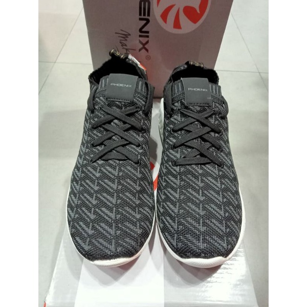 Sepatu PHOENIX Vasco - Black/Dark Grey - Original