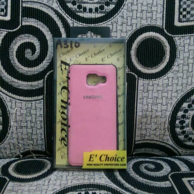 LEATHER CASE ORIGINAL SAMSUNG A3 2016 A310 SOFT PINK