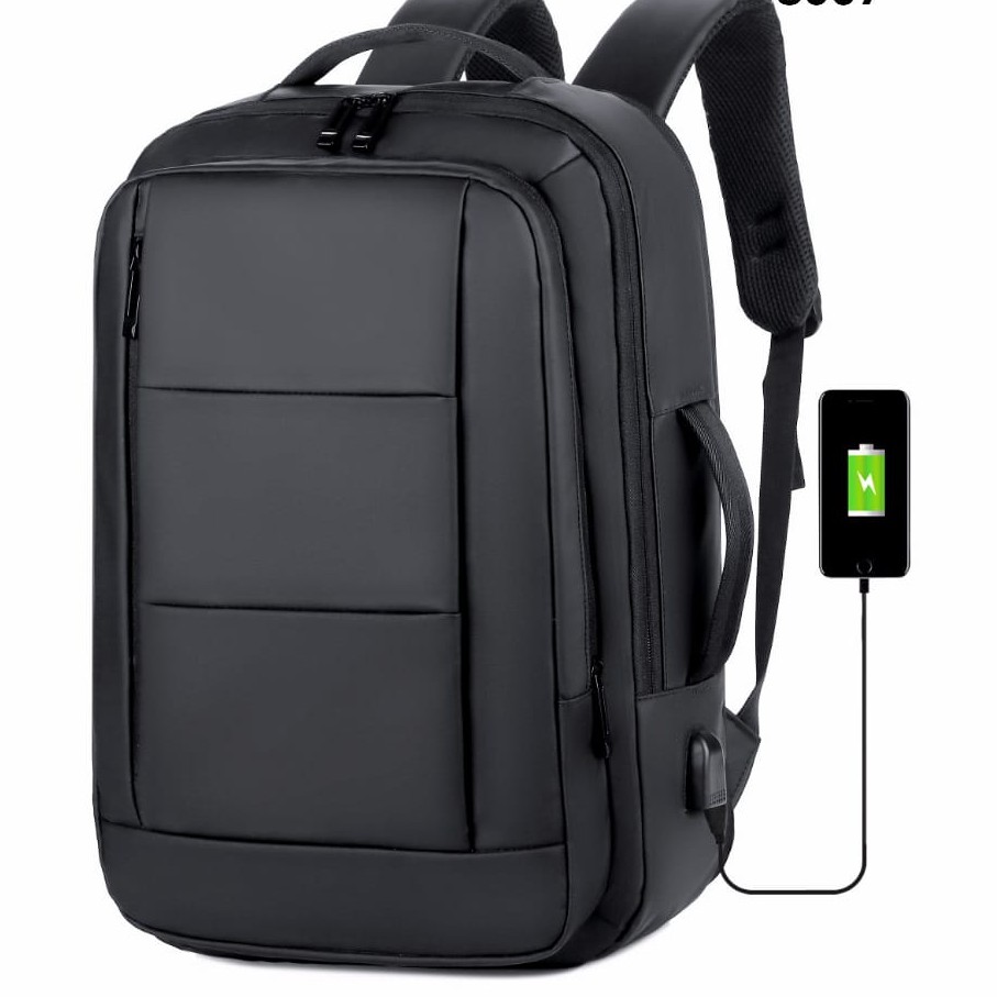 TAS PRIA/TAS RANSEL/TAS PUNGGUNG/TAS BASCKPACK/TAS LAPTOP+USB Slot+Expanding/tas murah [IMPORT]