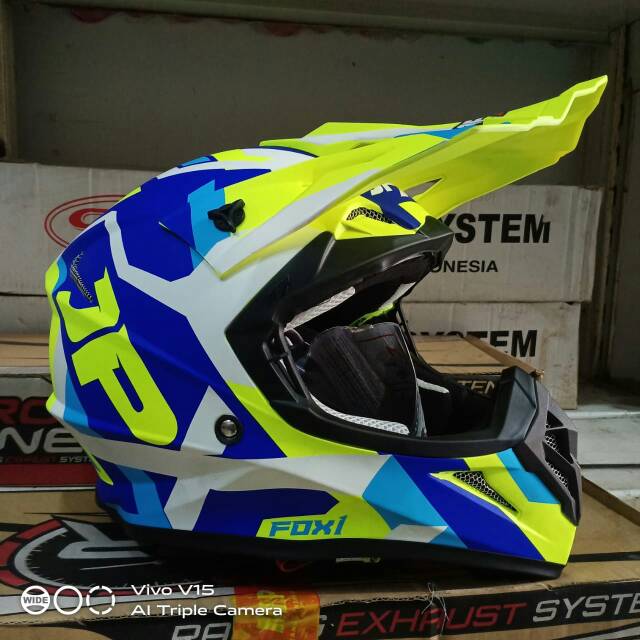 Helm cross jpx X29 kuning