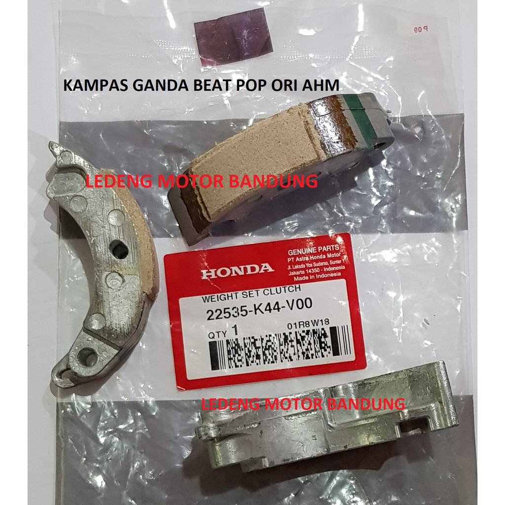 Kampas Ganda Beat Pop Injection Otomatis Kopling Original Honda K44