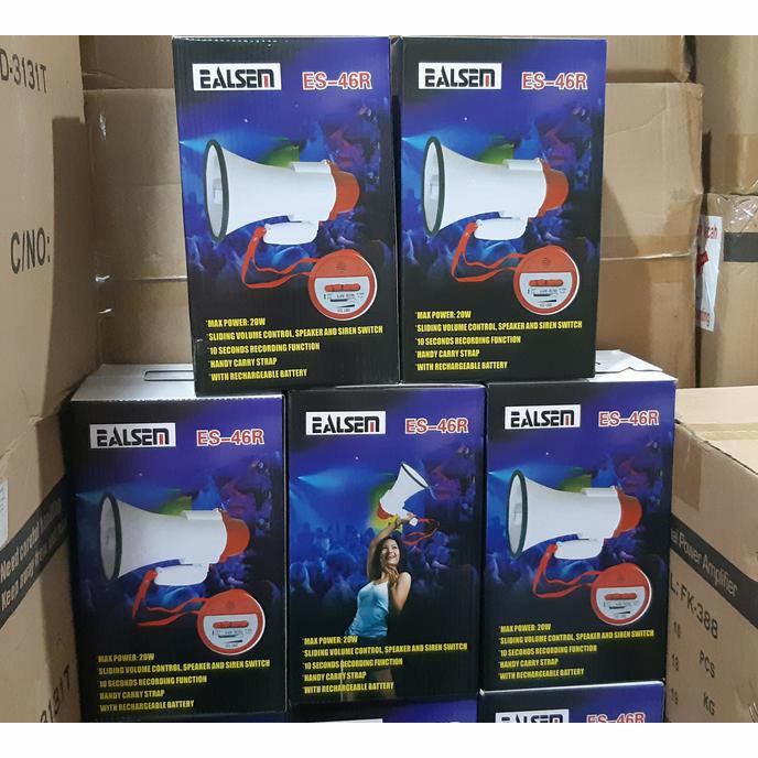 TOA Megaphone Pengeras Suara Ealsem ES-46R Baterai Recharger