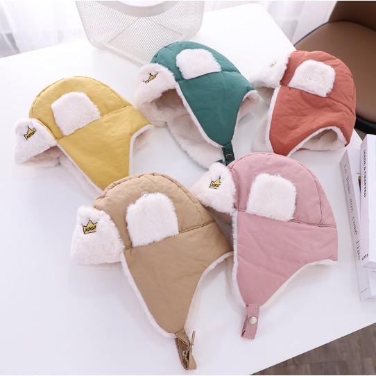 Halomam - Topi Kupluk Hangat ( Topi Baby / Topi Anak )-2