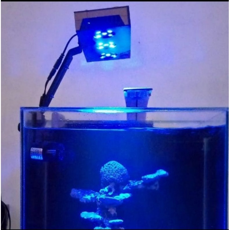 Lampu aquarium laut dimmer manual