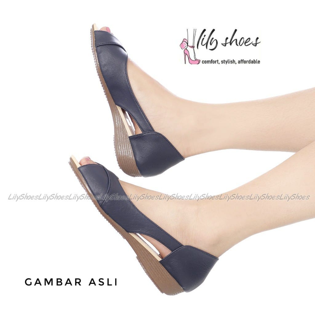 JOTUN - Lily Shoes Sepatu slip on wanita real pict cantik casual berkualitas-3