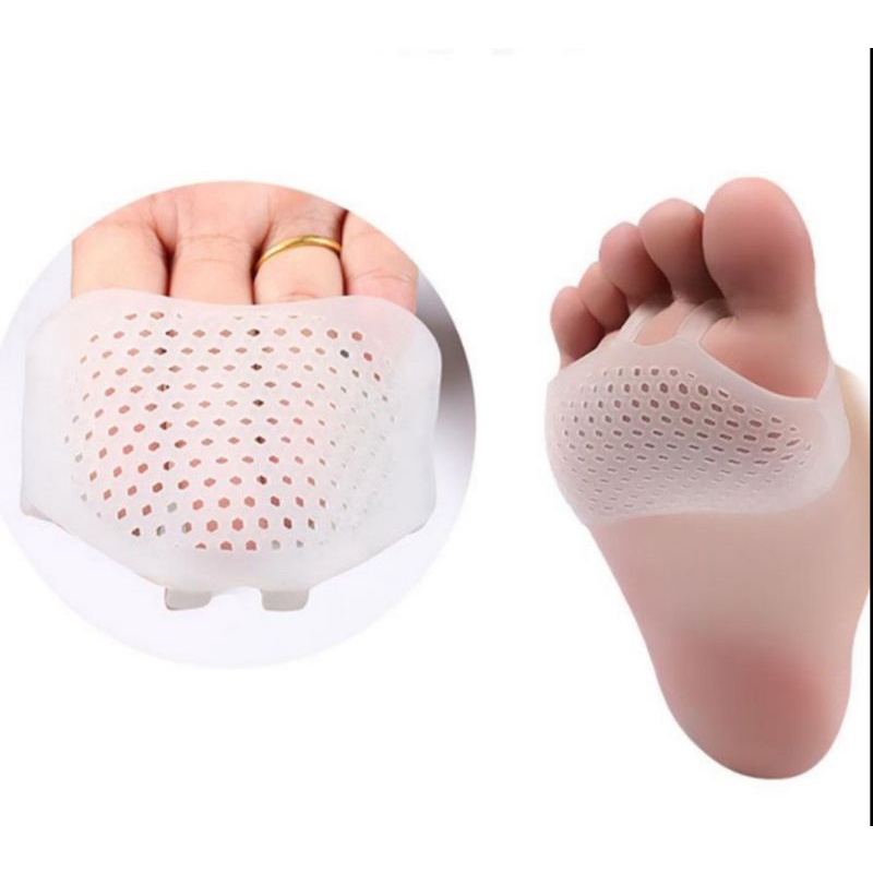 Silicone alas kaki anti selip (telapak kaki) Pelindung kaki 2 pcs/ 1 pasang